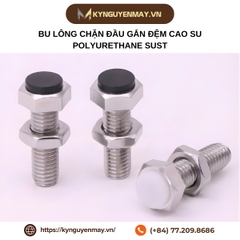 Bu lông chặn đầu gắn đệm cao su polyurethane SUST