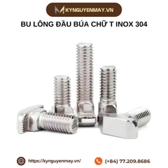 Bu lông đầu búa chữ T inox 304