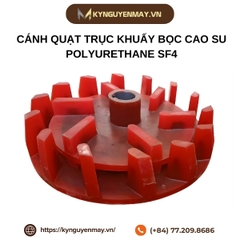 Cánh quạt trục khuấy bọc cao su Polyurethane chịu mài mòn
