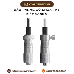 Đầu panme có khóa tay siết 0-13mm