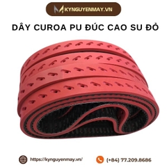 Dây curoa PU đúc cao su đỏ