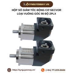 Hộp số giảm tốc động cơ secvor loại vuông góc 90 độ ZPLX