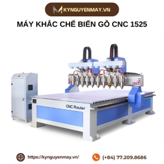 Máy khắc chế biến gỗ CNC 1525 nhiều đầu tuỳ chỉnh