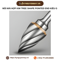 Mũi mài hợp kim tree shape pointed end kiểu G