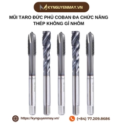 Mũi taro Đức phủ coban đa chức năng thép không gỉ nhôm