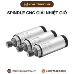 Spindle CNC giải nhiệt gió 800W-220V-ER11, 1.5KW-220V-ER11