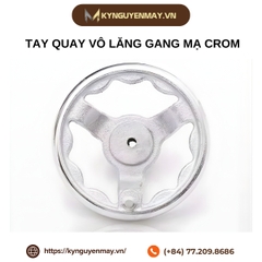 Tay quay vô lăng gang mạ crom