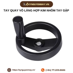 Tay quay vô lăng hợp kim nhôm tay gập