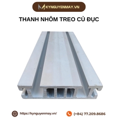 Thanh nhôm treo củ đục
