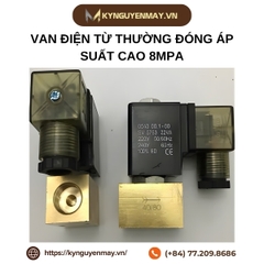 Van điện từ thường đóng áp suất cao 8Mpa