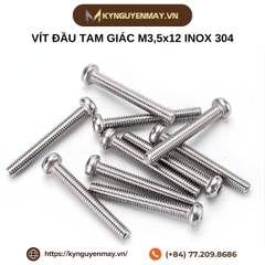 Vít đầu tam giác M3,5x12 inox 304