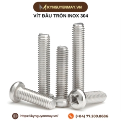 Vít đầu tròn inox 304