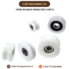 Vòng bi nhựa ròng rọc chữ U