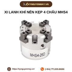 Xi lanh khí nén kẹp 4 chấu MHS416D, 20D, 25D, 32D, 40D, 50D, 63D