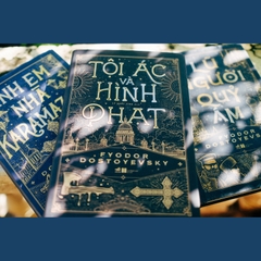 [ĐẶT TRƯỚC] Combo 3 cuốn Tội ác và hình phạt + Lũ người quỷ ám + Anh em nhà Karamazov
