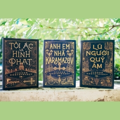 [ĐẶT TRƯỚC] Combo 3 cuốn Tội ác và hình phạt + Lũ người quỷ ám + Anh em nhà Karamazov
