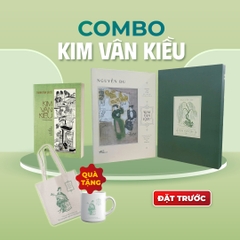 Combo Kim Vân Kiều Bản Đặc Biệt Và Kim Vân Kiều Nguyên Tác Thanh Tâm Tài Tử (Với tranh Kiều chưa từng công bố của Nguyễn Tư Nghiêm) - Quà tặng Túi Kiều Và Cốc