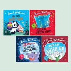 Combo Picture Book Tưng Bừng của David Walliams: Gấu trúc - Cậu voi - Hà mã - Nhóc gấu