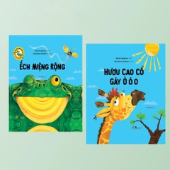 Combo Sách Ếch Miệng Rộng và Hươu Cao Cổ