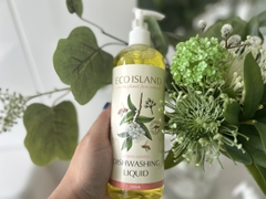 Nước rửa bát đậm đặc Eco Island nhập khẩu ÚC, hương Lemon Myrtle , Mềm mại, sạch bay dầu mỡ và bảo vệ môi trường, Dung tích 500ml