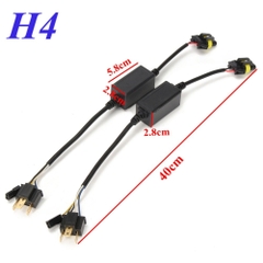 Dây giật ngắn pha/cos cho bóng đèn Xenon H4