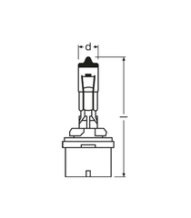 Bóng đèn ô tô Osram H27W/1 - 880
