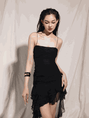 Long-tiered maxi dress