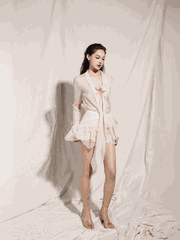 Layered skirt and top set