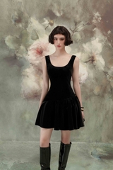 Velvet Boom Flare Dress