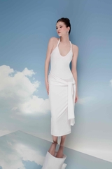 Đầm Cổ Yếm Tay Dài