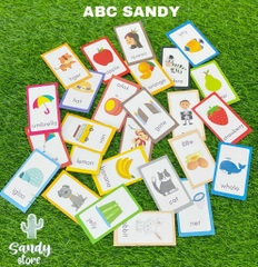 BỘ THẺ CHỮ CÁI ABC SANDY