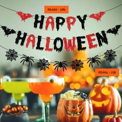 HL666 - Dây Happy Halloween Kim Tuyến Đen Đỏ