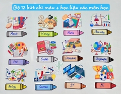 Bộ 12 bút chì màu