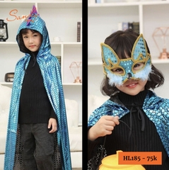 HL185b - Choàng Khủng Long Xanh