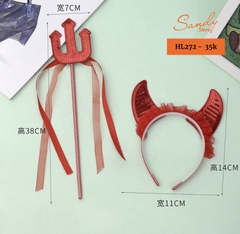 HL272 - Combo Sừng Và Gậy Đỏ