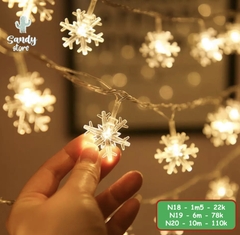 N18 - Dây Đèn Bông Tuyết (1m5 - 10 bóng)