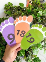Bộ bàn chân Số Đếm