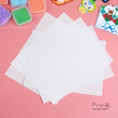 Vải ủi hạt nhựa ủi loại dày 0.25mm kích thước 15 x 20 cm không viền