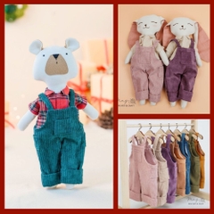 Quần yếm cho thú bông (nhiều màu sắc)