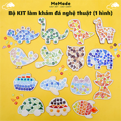 Bộ KIT làm khảm đá nghệ thuật (1 hình) - 9 - con mèo