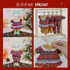 Bộ đồ bí ngô cho thú bông