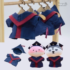 Bộ đồ tốt nghiệp dành cho thú bông mini (Kèm mũ)