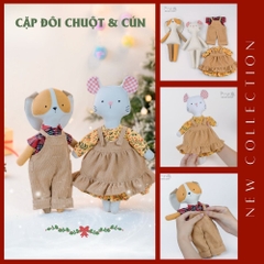 Combo cặp đôi Chuột và Cún