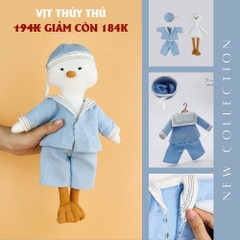 Combo thú bông vải Vịt thuỷ thủ