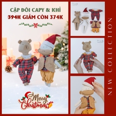 Combo Bạn Thân Capy và Khỉ