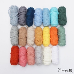 Set len cuộn nhỏ nhiều màu (sợi 3mm) - 20 cuộn 10g