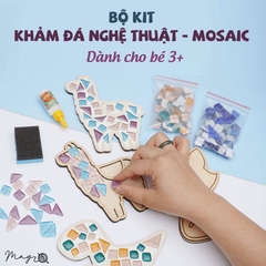 [Bé khéo tay] Bộ KIT khảm đá nghệ thuật - mẫu khủng long