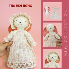 Combo Thỏ ren hồng