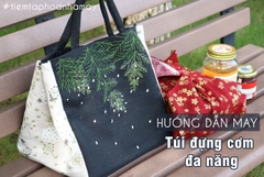 Mẫu rập túi đựng cơm đa năng