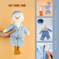 Combo thú bông vải Vịt thuỷ thủ